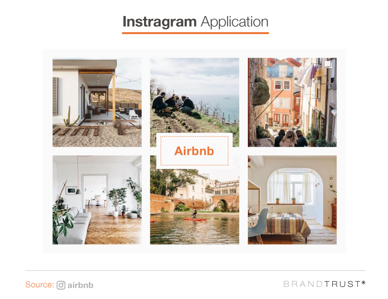 Airbnb instagram application